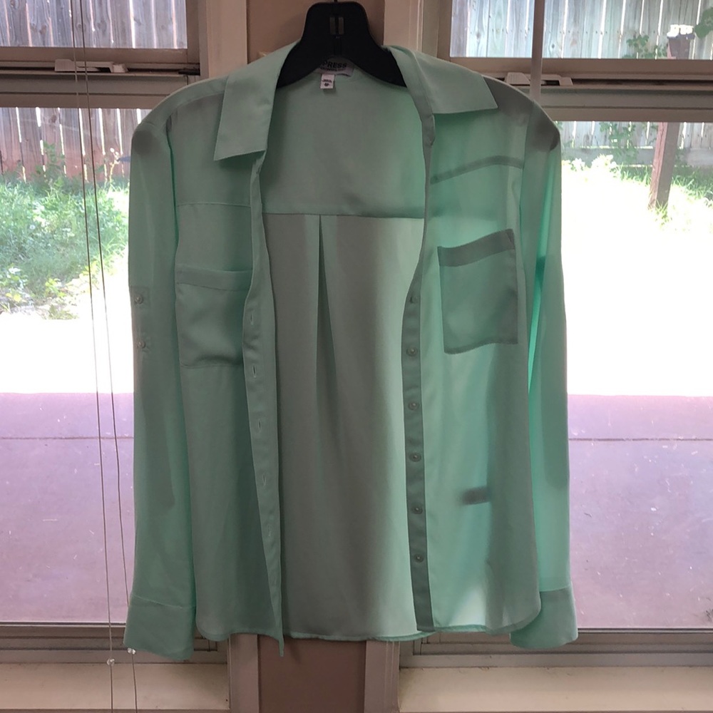 Express portfolio button up shirt